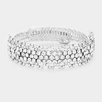 Rhinestone Crystal Pave Evening Bracelet