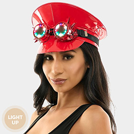Light Up Solid Fisherman Goggle Hat