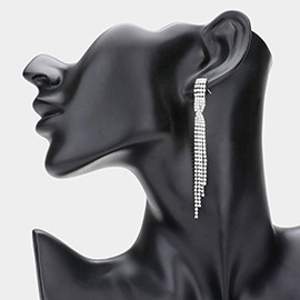 Rhinestone Fringe Earrings