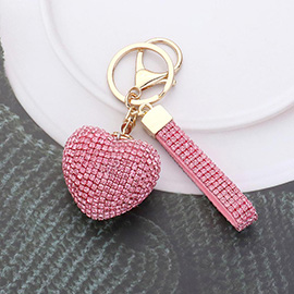 Bling Heart Keychain /Bag Charm