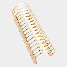 Metal Cut Out Arm Cuff Bracelet
