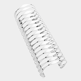 Metal Cut Out Arm Cuff Bracelet