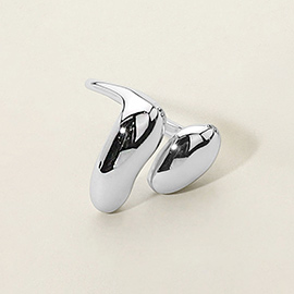 SECRET BOX_Stainless Steel Bold Sculptural Chunky Open Ring