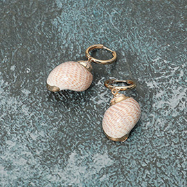 Conch Shell Dangle Earrings