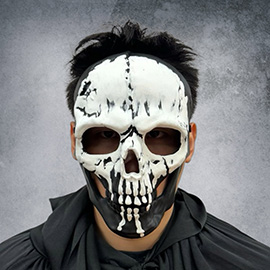 Realistic Skull Face Halloween Cosplay Mask
