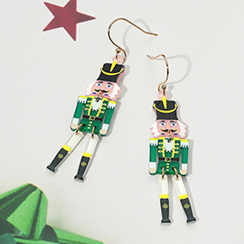 Christmas Soldier Nutcracker Dangle Earrings
