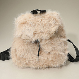 Faux Fur Cozy Backpack