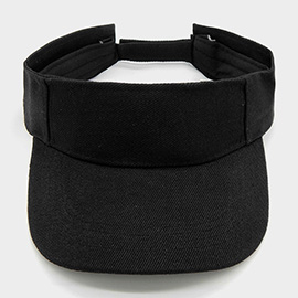 Classic Solid Adjustable Sports Visor Hat