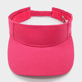 Classic Solid Adjustable Sports Visor Hat