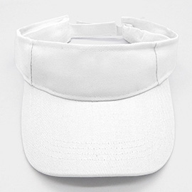 Classic Solid Adjustable Sports Visor Hat