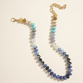 Gradient Multi Beaded Necklace