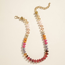 Gradient Multi Beaded Necklace