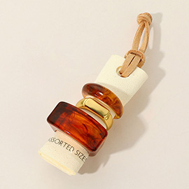 3PCS - Chunky Resin Mixed Shape Ring Set